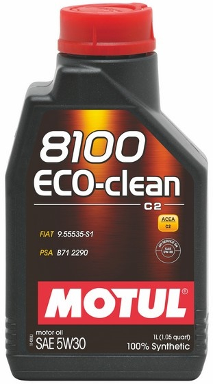 Купить запчасть MOTUL - 101542 Моторное масло 8100 Eco-Clean 5W-30 1л 101542
