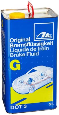 Купить ATE - 03990153032 Жидкость тормозная DOT 3, "Brake Fluid G", 5л