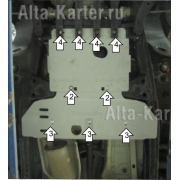 Купить MOTODOR - 382701 Защита алюминиевая для КПП и РК Volkswagen Amarok I 2010-2016