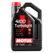 Купить MOTUL - 109462 Моторное масло 4100 Turbolight 10W-40 4л (100355) 109462