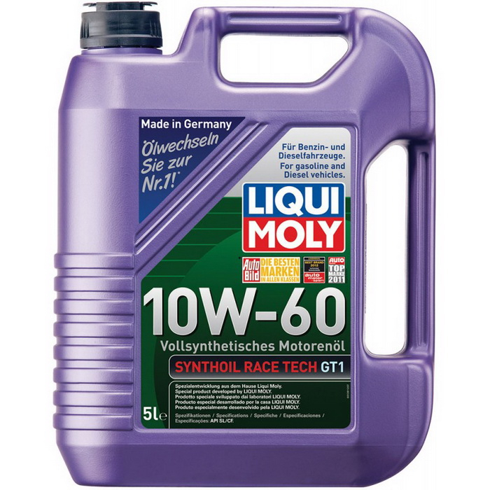 Купить запчасть LIQUI MOLY - 1944 Synthoil Race Tech GT1 10W-60