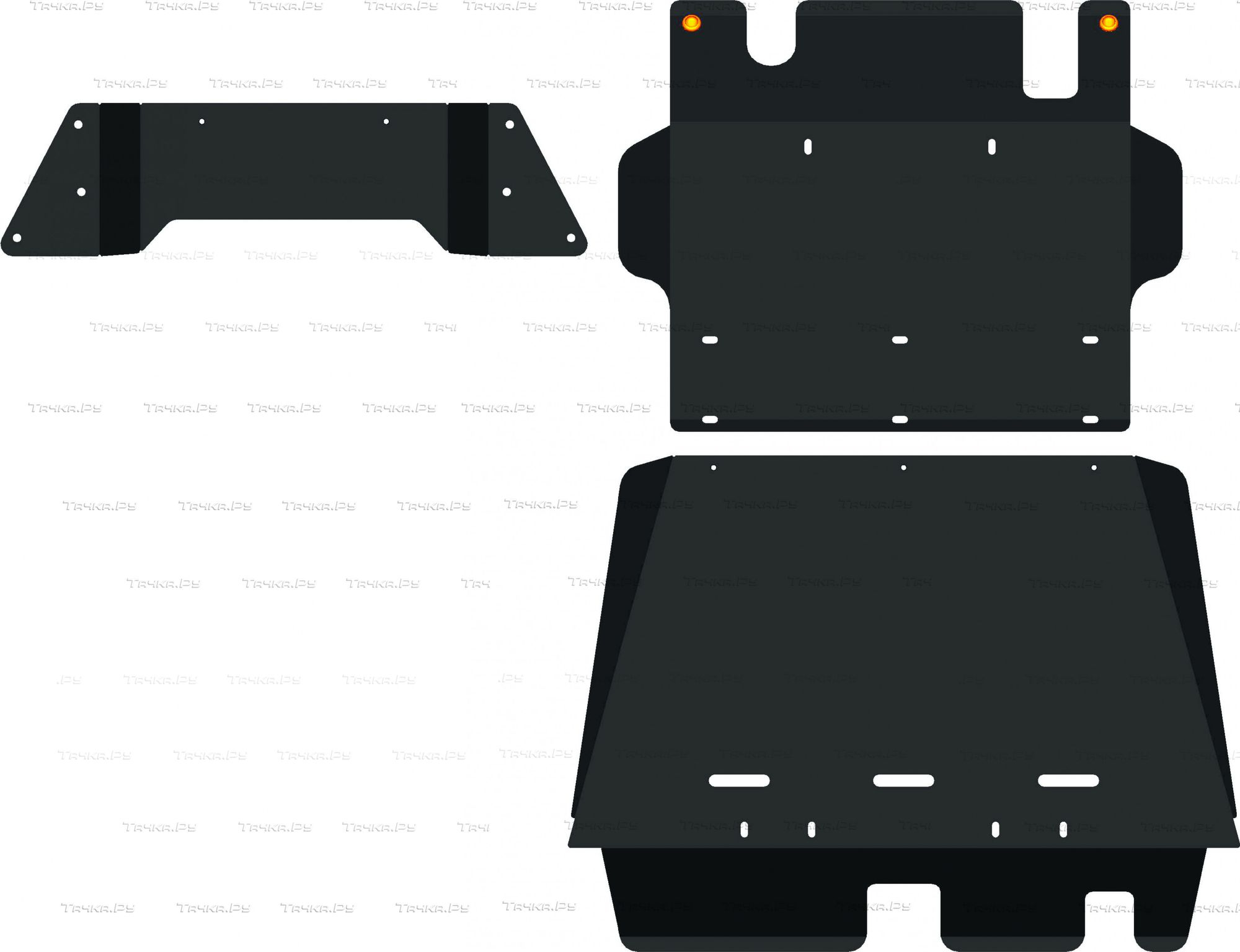 Купить запчасть ALFECO - ALF15251ALF15242 Защита для КПП и РК Nissan Patrol Y61 (5-дв. 3,0 TD) 2000-2010