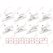 Купить LYNX XF750 Щетка стеклоочистителя бескаркасная