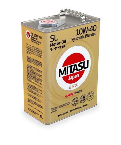 Купить запчасть MITASU - MJ1244 MOTOR OIL SL 10W-40 SYNTHETIC BLENDED