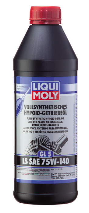 Купить запчасть LIQUI MOLY - 8038 LIQUI MOLY Vollsynthetisches Hypoid-Getriebeoil LS 75W-140