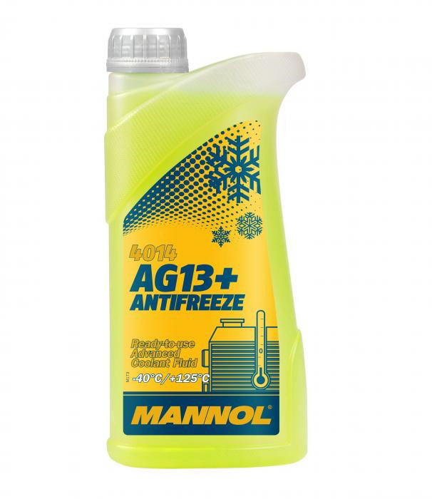 Купить запчасть MANNOL - MN40141 MANNOL AG13+ -40°C Antifreeze (Advanced)