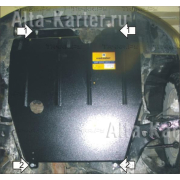 Купить MOTODOR - 01309 Защита для картера, КПП Mitsubishi Outlander I 2003-2007