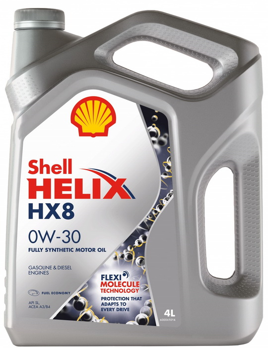 Купить запчасть SHELL - 550050026 Helix HX8 Synthetic 0W-30