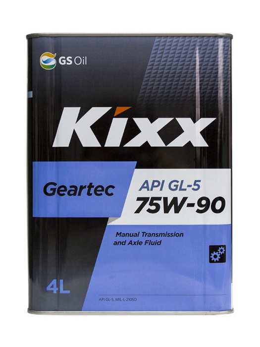 Купить запчасть KIXX - L296244TE1 Масло трансмиссионное Kixx GEARTEC 75w-90 API GL-5 4л L296244TE1