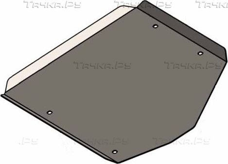Купить запчасть ALFECO - ALF57092AL Защита алюминиевая для топливного бака (для авто с пластиковым баком) Changan CS35 Plus 2018-2023