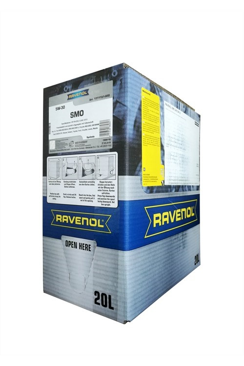 Купить запчасть RAVENOL - 4014835862807 SMO SAE 5W-30 (ECOBOX)