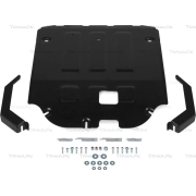 Купить АвтоБРОНЯ 111022011 Защита для картера и КПП Hyundai Bayon 2021-н.в.