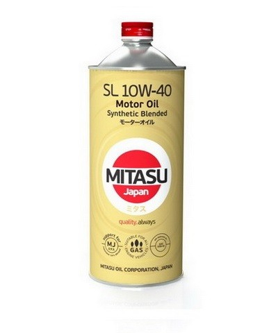 Купить запчасть MITASU - MJ1241 MOTOR OIL SL 10W-40 SYNTHETIC BLENDED
