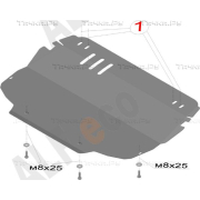 Купить ALFECO - ALF3031 Защита для картера и КПП Audi A3 8P 2011-2012