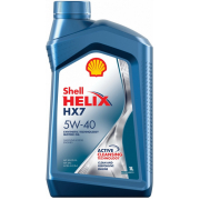 Купить SHELL - 550051496 Helix HX7 5W-40 SN PLUS