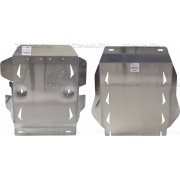 Купить АВС-Дизайн 1422ABC Защита алюминиевая для РК и КПП Mitsubishi L200 V 2015-2023 (2 части)