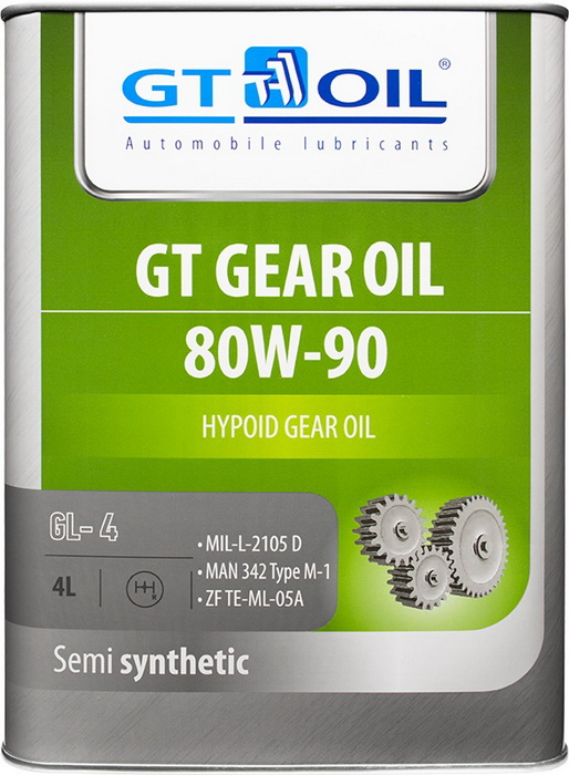 Купить запчасть GT-OIL - 8809059407769 GT-OIL GEAR Oil 80W-90 GL-4