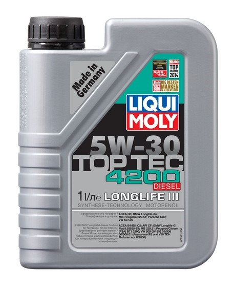 Купить запчасть LIQUI MOLY - 2375 Top Tec 4200 Diesel 5W-30