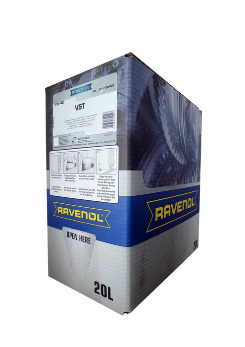 Купить запчасть RAVENOL - 4014835790223 VST SAE 5W-40 (ECOBOX)