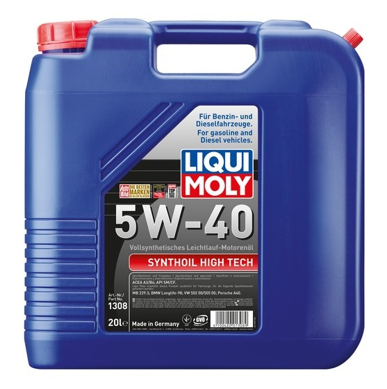 Купить запчасть LIQUI MOLY - 1308 Synthoil High Tech 5W-40