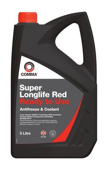 Купить запчасть COMMA - SLC5L COMMA SUPER LONGLIFE RED-READY TO USE COOLANT