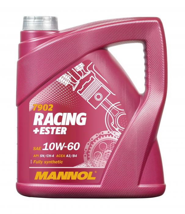 Купить запчасть MANNOL - 4037 RACING+ESTER 10W-60