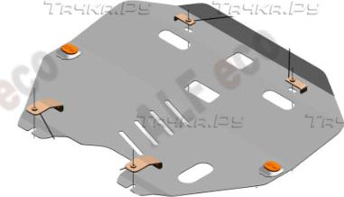 Купить запчасть ALFECO - ALF1578 Защита для картера и КПП Nissan Teana J31 2003-2008