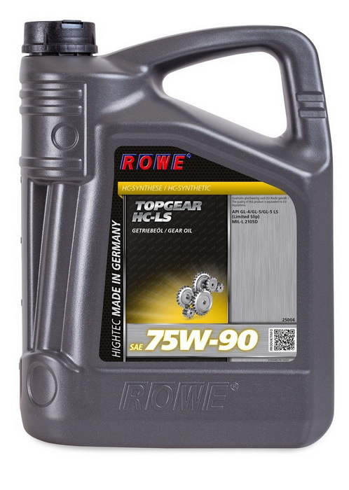 Купить запчасть ROWE - 25004005003 ROWE HIGHTEC TOPGEAR SAE 75W-90 HC-LS