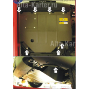 Купить MOTODOR - 00616 Защита для картера, КПП Fiat Ducato 244 2002-2023