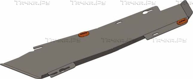 Купить запчасть ALFECO - ALF02193AL Защита алюминиевая для тормозной магистрали Chery Tiggo 8 Pro Max 4WD 2022-2023