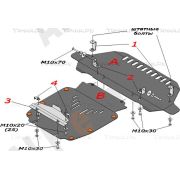 Купить ALFECO - ALF3006AL Защита алюминиевая для картера и радиатора Audi Q7 I SLine 2006-2009