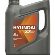 Купить HYUNDAI XTEER - 1041421 Трансмиссионное масло Xteer Gear Oil-4 80W-90 4л 1041421