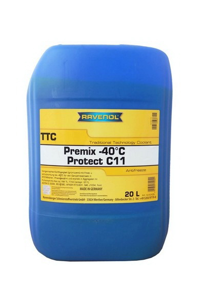 Купить запчасть RAVENOL - 4014835755321 RAVENOL TTC - PROTECT C11 PREMIX -40°C