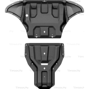 Купить АВС-Дизайн 0217K Защита композитная для картера и КПП Audi Q8 09.2020-2023 (2 части)