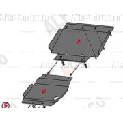 Купить ALFECO - ALF29141AL Защита алюминиевая для радиатора Infiniti QX56 III 2010-2013
