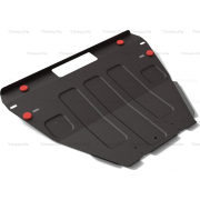 Купить АвтоБРОНЯ 111080012 Защита для картера и КПП FAW Besturn X80 I рестайлинг 2016-2023