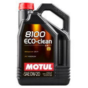 Купить MOTUL - 108862 8100 ECO-CLEAN 0W-20