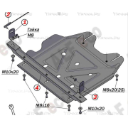 Купить ALFECO - ALF1449AL4 Защита для РК Mitsubishi L200 V 2015-2023