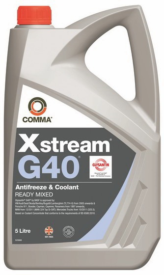 Купить запчасть COMMA - XSG40M5L COMMA XSTREAM G40 ANTIFREEZE & COOLANT READY MIXED