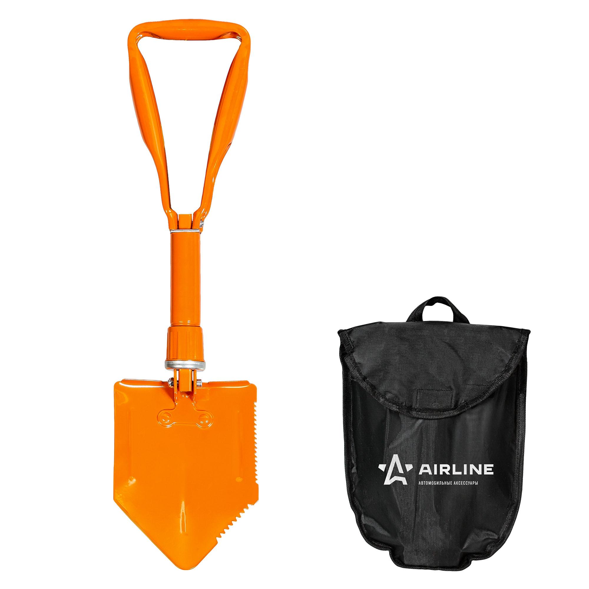 Купить запчасть AIRLINE - ABS03 Лопата саперная складная большая + сумка (24-58 см)