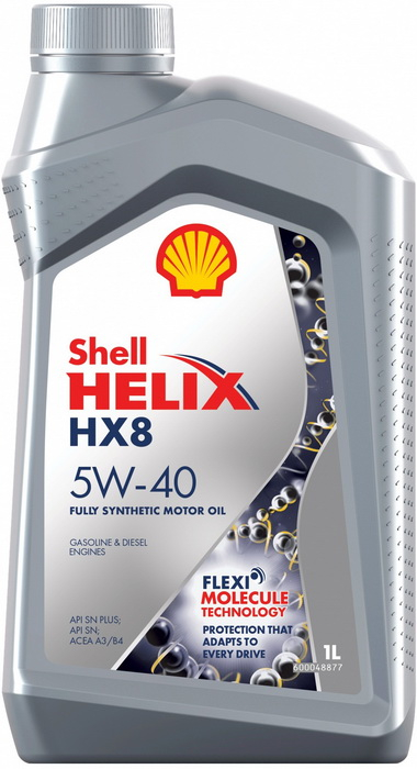 Купить запчасть SHELL - 550051580 Helix HX8 Synthetic 5W-40 SN PLUS