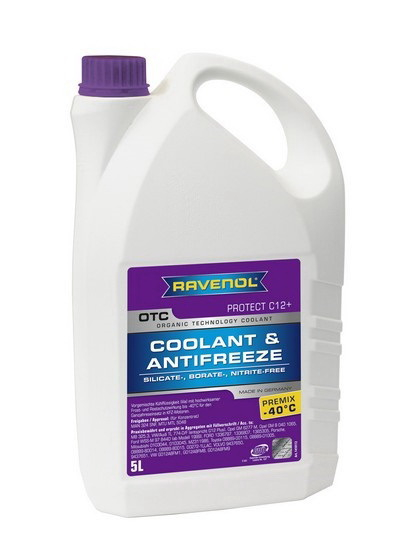 Купить запчасть RAVENOL - 4014835755550 RAVENOL OTC ORGANIC TECHNOLOGY COOLANT PREMIX -40°C