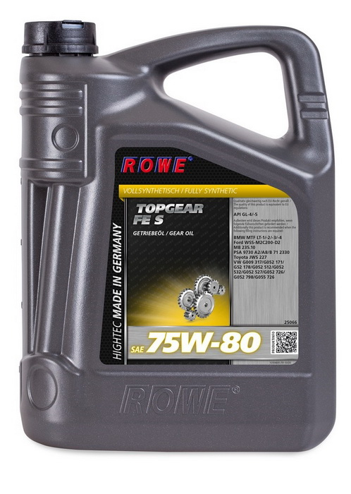 Купить запчасть ROWE - 25066005003 ROWE HIGHTEC TOPGEAR FE SAE 75W-80 S