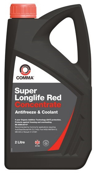Купить запчасть COMMA - SLA2L COMMA SUPER LONGLIFE RED-CONCENTRATED ANTIFREEZE