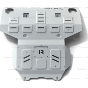 Купить RIVAL - 2333571016 Защита алюминиевая для радиатора и картера Toyota Fortuner II 4WD 2015-2023