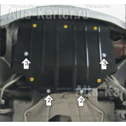 Купить MOTODOR - 00220 Защита для радиатора BMW 7-серия E65/66 2002-2008