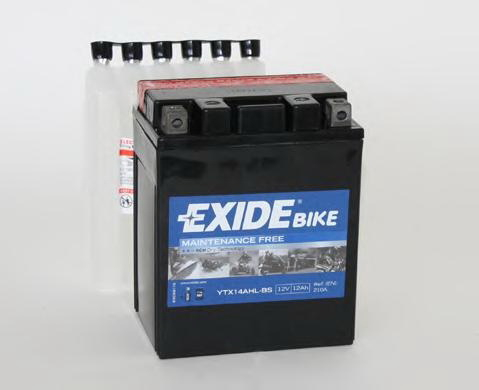Купить запчасть EXIDE - ETX14AHLBS Аккумулятор