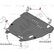 Купить ALFECO - ALF0907 Защита для картера и КПП Honda Pilot II до рестайлинга 2008-2011