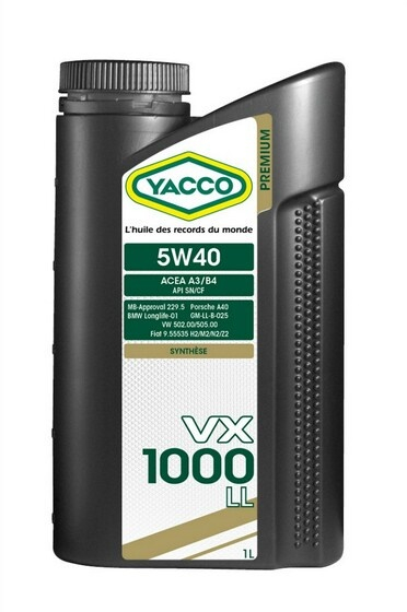 Купить запчасть YACCO - 302325 VX 1000 LL 5W-40