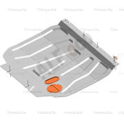 Купить ALFECO - ALF24114AL Защита алюминиевая для картера и КПП Toyota Prius IV (XW50) (вкл. Prius Prime) 2015-2023
